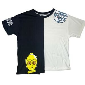 Disney's Star wars R2-D2 an C-3PO Shirt youth T -shirt size 14